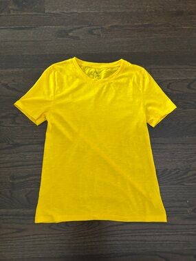 J. Crew Bright Yellow Short Sleeve Tee